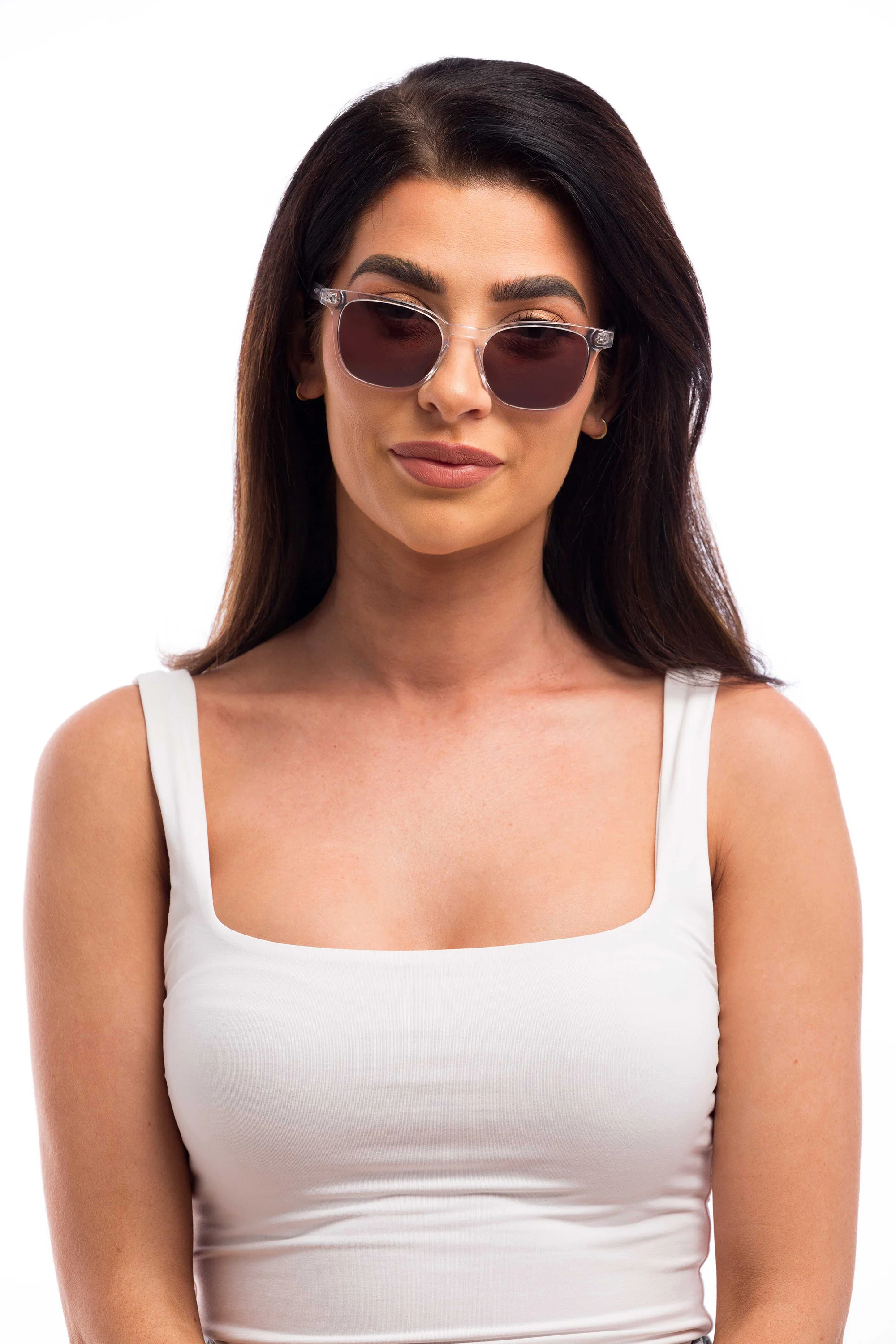 Crystal Sunglasses Readers (Brown) - Image 3