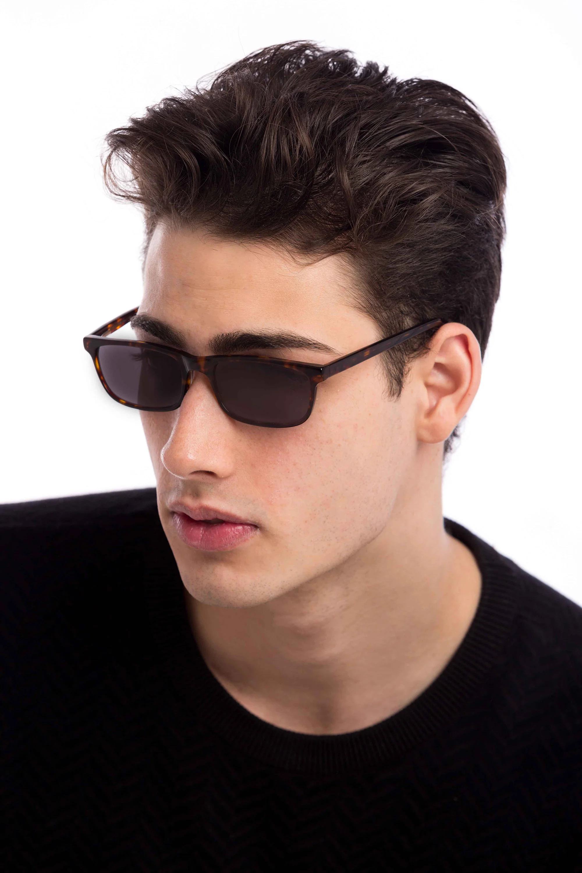 Tortoise Shell Sunglasses Readers (Grey) - Image 4